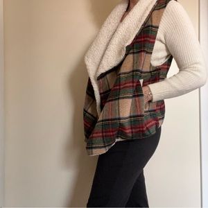 Sherpa Flannel Vest